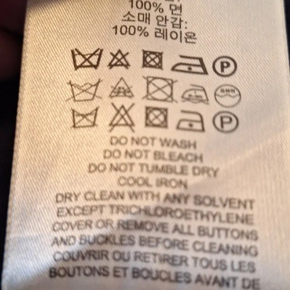 Spring Showers Brit Burberry Navy Double-Breasted Trench Coat Size 4 - Picture 12 of 13